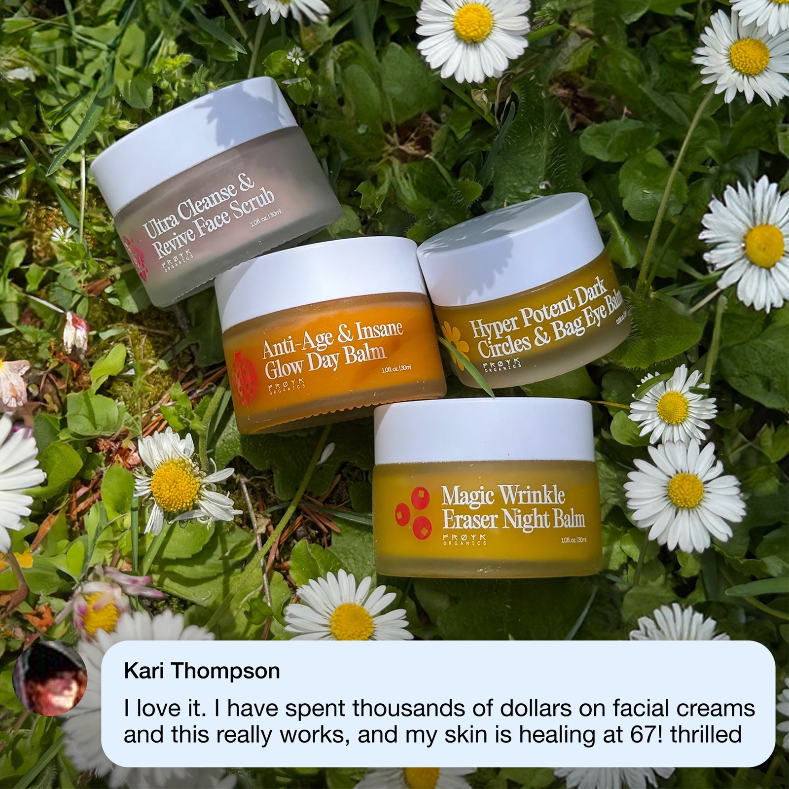Frøya Organics. Complete System for Mature Women's Skin
