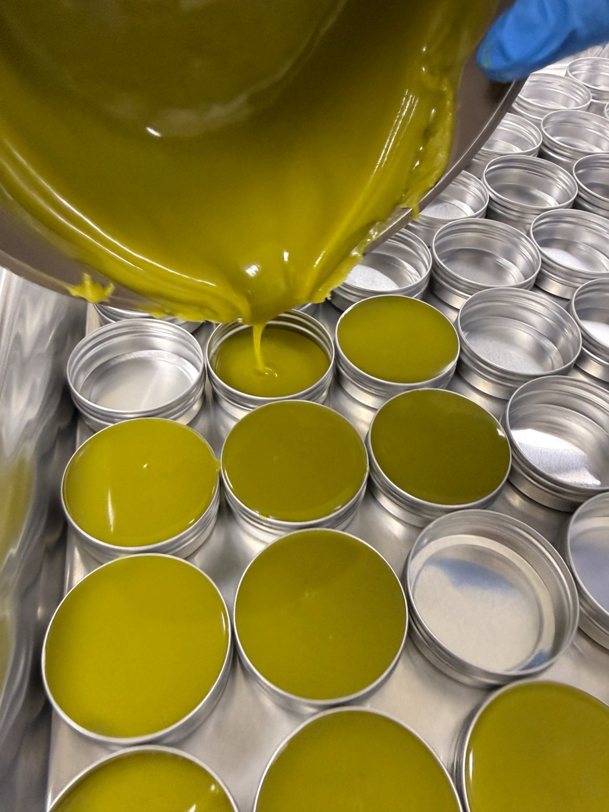 Balm poured cold on the production line
